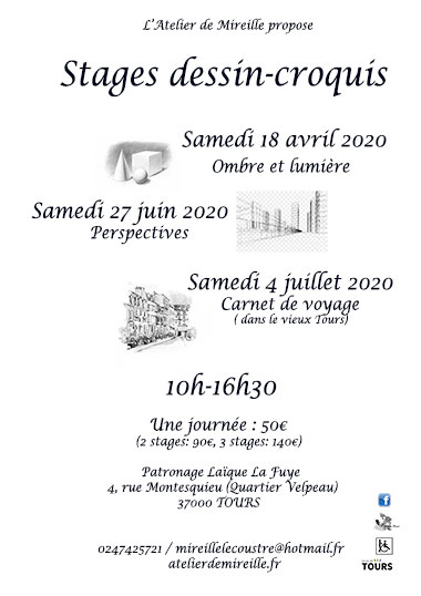 stages dessin 2020 